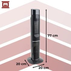 Kaminer Električni ventilatorski grelni kamin 2000W