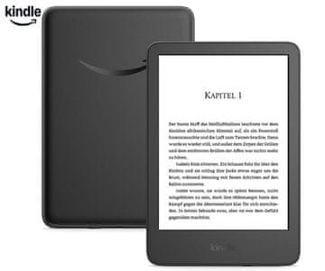 Kindle Touch e-bralnik, 11. Gen, 15,24cm, 16GB, črn