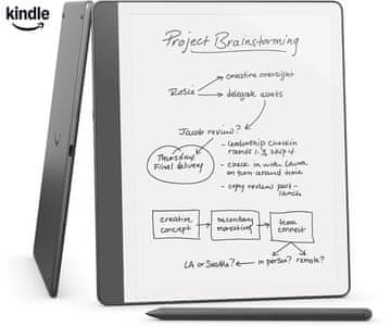 Amazon Kindle Scribe e-bralnik, 25,9cm, 16GB, WIFI, Bluetooth, USB-C, pisalo Premium Pen Plus, črn