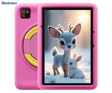 Blackview TAB 60 Pro Kids tablični računalnik, 25,6cm, 4G LTE, 4GB+128GB, pisalo, roza