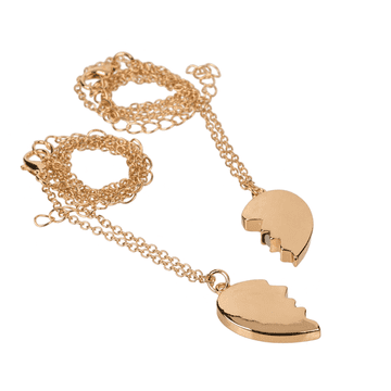 BestDeals Magnetna ogrlica, prijateljska, ljubezenska verižica srce, zlata