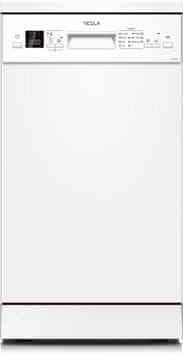TESLA WD490MW prostostoječi pomivalni stroj, 45 cm, E klasa, bel