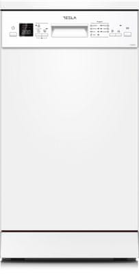 TESLA prostostoječi pomivalni stroj WD490MW, 45 cm, E klasa, bel