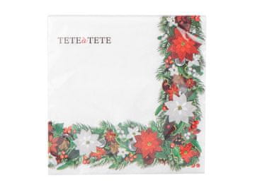 Serviete 20 kosov Smrekov okvir 33x33 cm