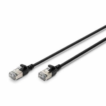 Digitus patch slim FTP CAT.6A 2m črn