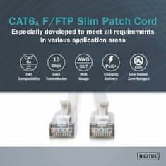 Digitus patch slim FTP CAT.6A 2m siv