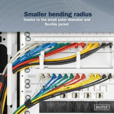 Digitus patch slim FTP CAT.6A 2m moder