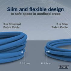 Digitus patch slim FTP CAT.6A 2m moder