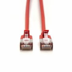 Digitus patch slim FTP CAT.6A 3m rdeč