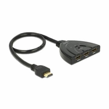 Delock HDMI stikalo dvosmerno 3x1 4K 30Hz 87619