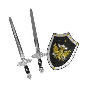 Rappa Viteški komplet z meči in ščitom