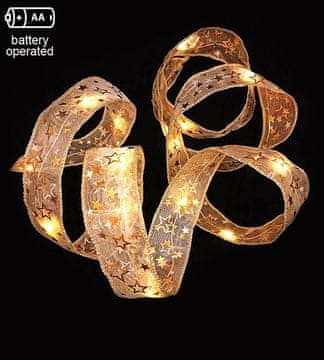 Vito LED svetlobni trak 2m 20LED 2xAA IP20 NATALE-20