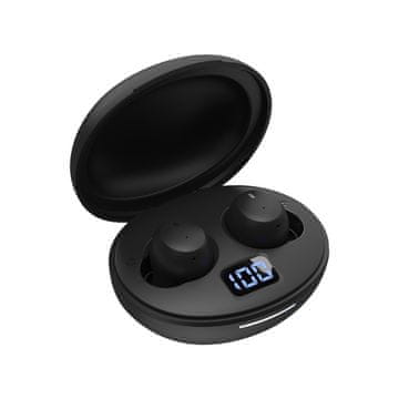 White Shark Slušalke GEB-TWS-02 VORTEX črne