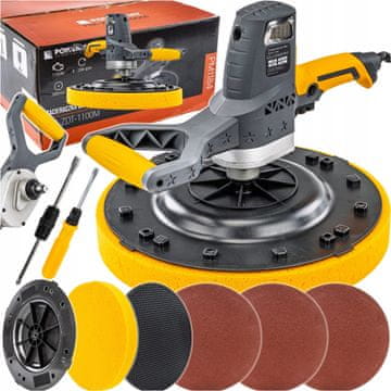 Powermat 1100W rotacijski gladilec mokrega betona in ometov 380mm