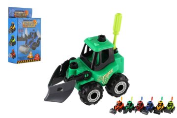 Teddies Avtomobilski gradbeni izvijač mini plastika z izvijačem 6 vrst