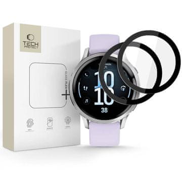 Tech-protect Glass Flex 2x zaščitno steklo za Garmin Venu 4 (41 mm), črna
