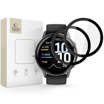 Tech-protect Glass Flex 2x zaščitno steklo za Garmin Venu 4 (45 mm), črna