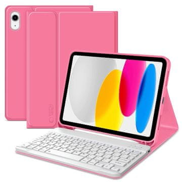 Tech-protect SC Pen Keyboard etui z tipkovnico za iPad 10.9'' 10gen 2022 / 11'' 11gen 2025, roza