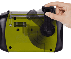 Trevi TREVI RA 7F30 BT DYNAMO radijski sprejemnik, 3v1, FM / AM / SW, USB, microSD, zeleno-črn