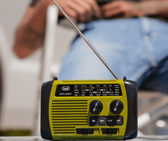 Trevi TREVI RA 7F30 BT DYNAMO radijski sprejemnik, 3v1, FM / AM / SW, USB, microSD, zeleno-črn