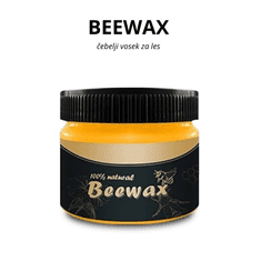 Smania Čebelji vosek za les BeeWax | Vosek za obnovo pohištva | Vosek za les 