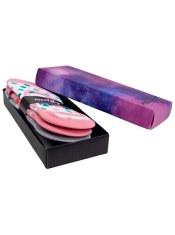 MEATFLY DARILNI PAKET 3 KOSOV - Nizke nogavice bele/roza barve