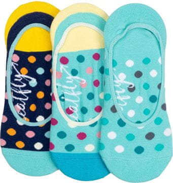 MEATFLY DARILNI PAKET 3 - Nizke nogavice oceansko modre barve