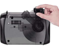 Trevi TREVI RA 7F30 BT DYNAMO radijski sprejemnik, 3v1, FM / AM / SW, USB, microSD, sivo-črn