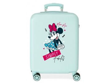 Joummabags Luksuzni otroški potovalni kovček ABS MINNIE MOUSE Simply, 55x38x20cm, 34L, 3581121