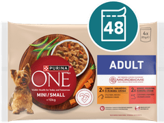 Purina ONE MINI/SMALL Adult mokra hrana za odrasle pse do 10kg, 48x85g
