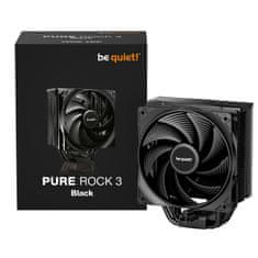 Be quiet! Be Quiet Pure Rock 3 hladilnik za procesor, 120mm, 190W, črn