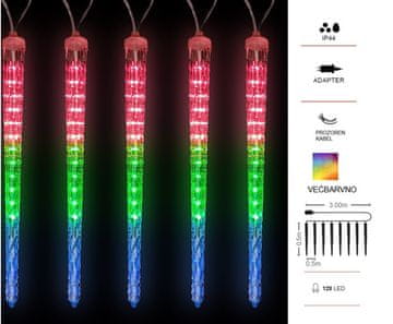 Vito LED 8x meteorne lučke večbarvne IP44 NATALE-23
