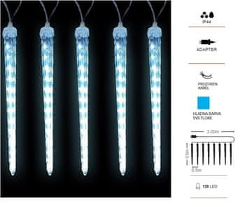 Vito LED 8x meteorne lučke hladno bela IP44 NATALE-23