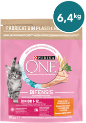 Junior suha hrana za mačje mladiče, s piščancem, 8x800g