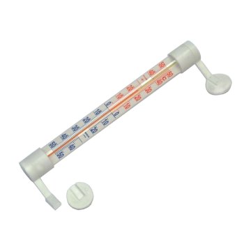 Okenski termometer plastika/steklo 28,5x3,8cm lepilo L KOZÁČEK