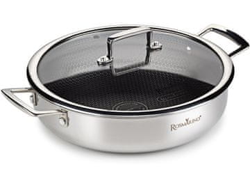 Rosmarino HexaPro nizka ponev s pokrovko, 28 cm