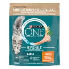 Purina ONE Bifensis Adult suha hrana za odrasle mačke, s piščancem, 8x800g
