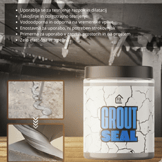 Smania Fleksibilna poliuretanska tesnilna masa za fugiranje GroutSeal | Tesnilo za fuge | Zunanje in notranje tesnilo