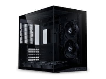 Lian Li Računalniško ohišje O11 Dynamic Mini V2 Flow, ATX, Midi-Tower, kaljeno steklo, črno