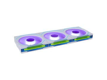 Lian Li Ventilator za ohišje UNI FAN SL-INF Wireless 120 ARGB PWM 120mm, 3 Pack+kontroler, bel