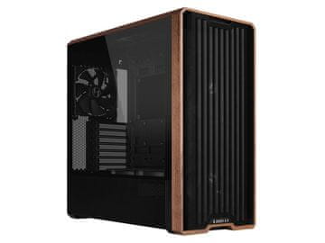 Lian Li Računalniško ohišje LANCOOL 217, ATX, Midi-Tower, kaljeno steklo, črno