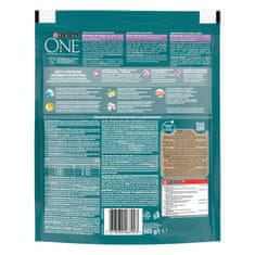 Purina ONE Bifensis Sensitive suha hrana za odrasle mačke, s puranom, 8x800g