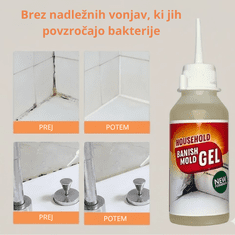 Smania Gel za odstranjevanje plesni BanishMold (100 ml) | Odstranjevalec plesni | Čistilo za fuge