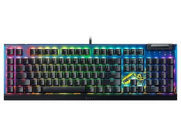 Razer Tipkovnica BlackWidow V4 X, rumena stikala, Fortnite Edition, US