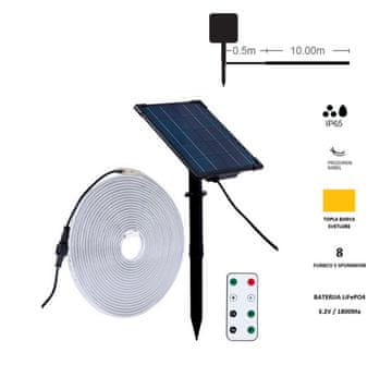 Vito Solarni LED trak toplo bela 10m IP65 VICTORIA