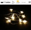 Vito  LED božična razsvetljava toplo bela 1m 10 zvezdic 2xAA IP20 NATALE-10 