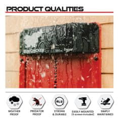 RUN-CHICKEN Solarna avtomatska vrata za kokošnjak Eternal – v rdeči barvi (z Bluetooth)