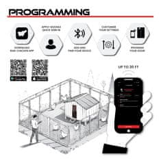 RUN-CHICKEN Solarna avtomatska vrata za kokošnjak Eternal – v rjavi barvi (z Bluetooth)