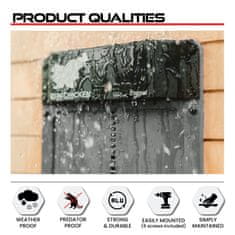 RUN-CHICKEN Solarna avtomatska vrata za kokošnjak Eternal – v sivi barvi (z Bluetooth)