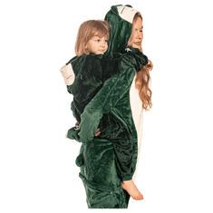 Nikcorp Ženska enodelna pižama kigurumi Snorlax Pokemon, udoben kombinezon za odrasle, velikost M (155-165 cm)